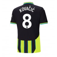 Camiseta Manchester City Mateo Kovacic #8 Visitante Equipación 2024-25 manga corta